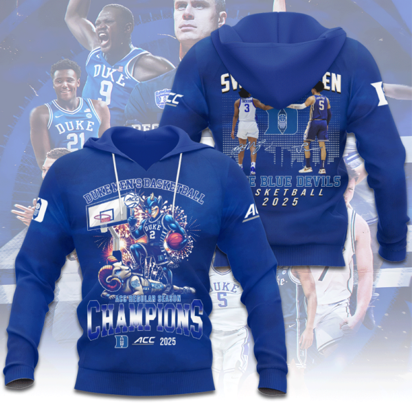 Duke Blue Devils Men's Basketball 3D Apparel - NGHIAVT 1915