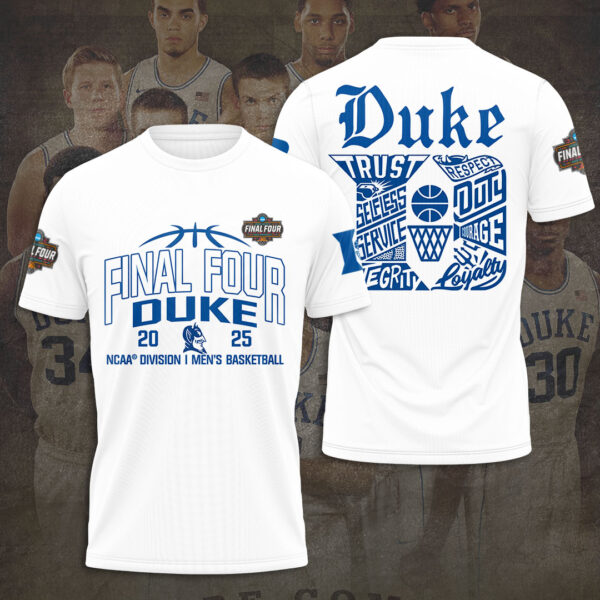 Duke Blue Devils Men’s Basketball 3D Apparel - NGHIAVT 1926