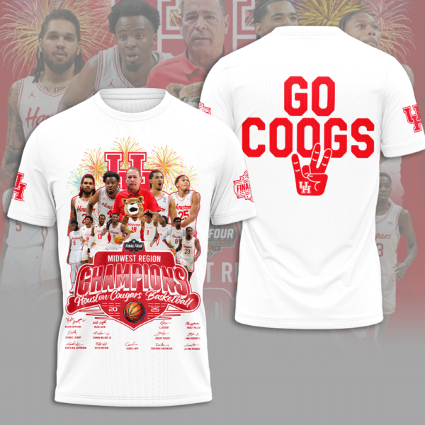 Houston Cougars Men's Basketball 3D Apparel - NGHIAVT 1931