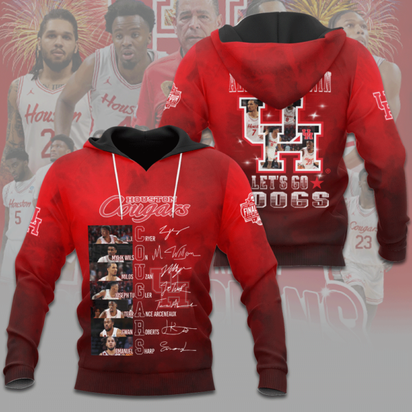 Houston Cougars Men's Basketball 3D Apparel - NGHIAVT 1932