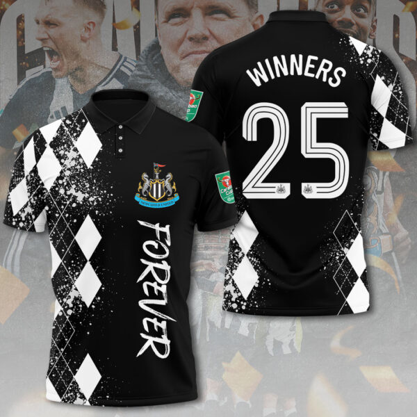 Newcastle United 3D Polo Shirt - VANDH 4359