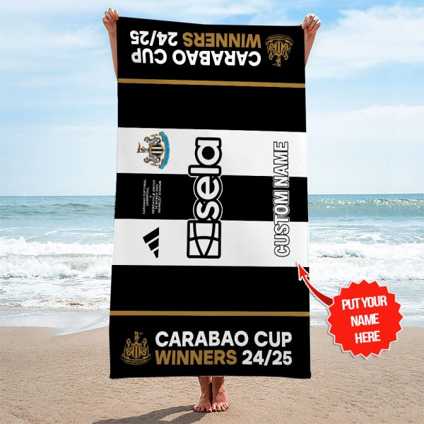 Personalized Newcastle United Rectangle Beach Towel - TANTN 11648