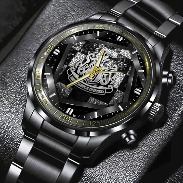 Newcastle United Black Stainless Steel Watch - GNE 3058