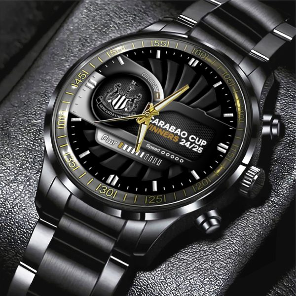 Newcastle United Black Stainless Steel Watch - TANTN 11581