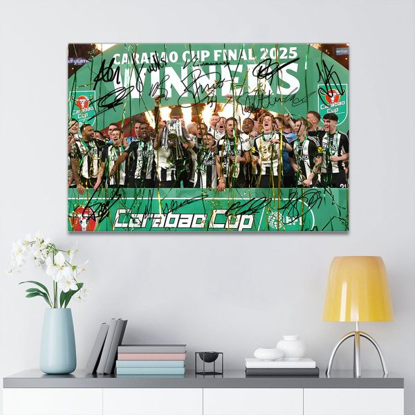 Newcastle United Rectangle Canvas With Inner Frame - TANTN 11586