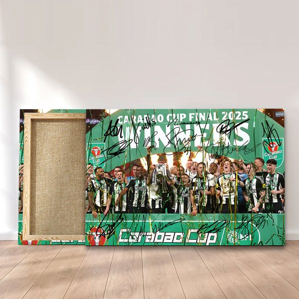 Newcastle United Rectangle Canvas With Inner Frame - TANTN 11586