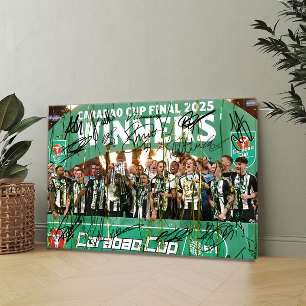 Newcastle United Rectangle Canvas With Inner Frame - TANTN 11586