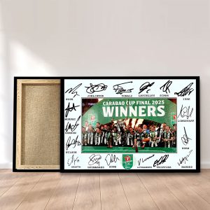 Newcastle United Rectangle Canvas With Inner Frame - TANTN 11587