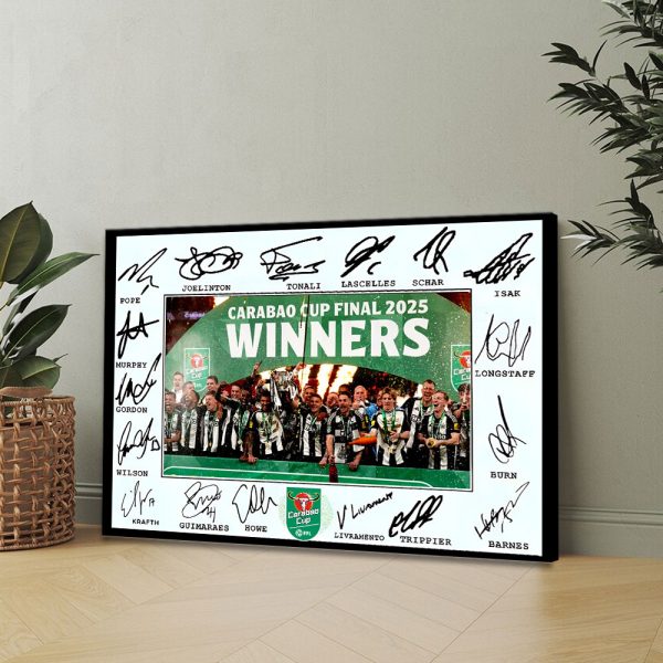 Newcastle United Rectangle Canvas With Inner Frame - TANTN 11587