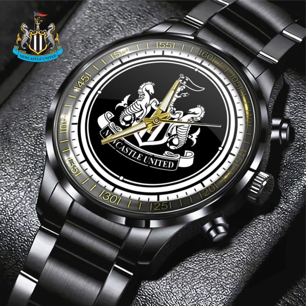 Newcastle United Black Stainless Steel Watch - GNE 2979