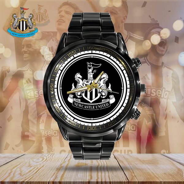 Newcastle United Black Stainless Steel Watch - GNE 2979