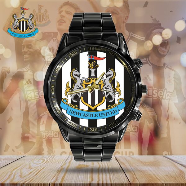 Newcastle United Black Stainless Steel Watch - GNE 2980