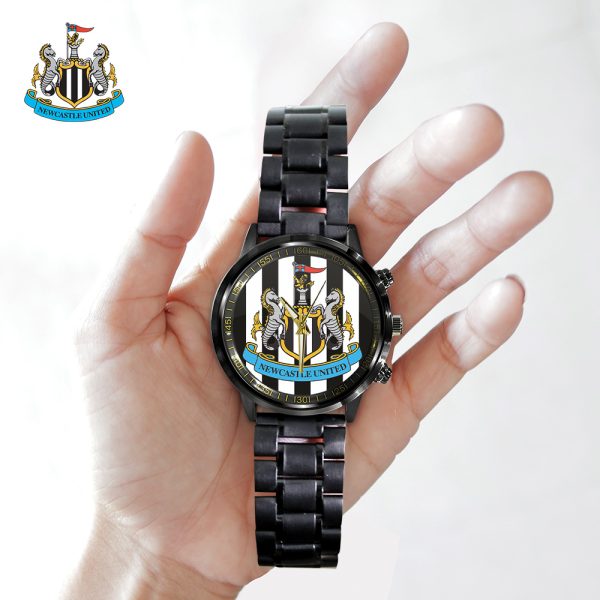 Newcastle United Black Stainless Steel Watch - GNE 2980
