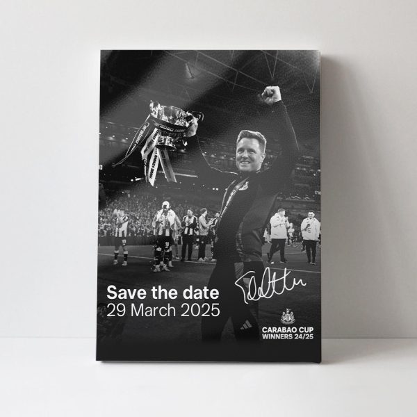Newcastle United Rectangle Canvas With Inner Frame - TANTN 11552
