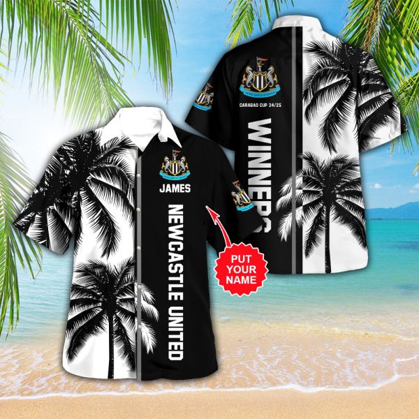 Personalized Newcastle United 3D Hawaiian Shirt - VANDH 4352