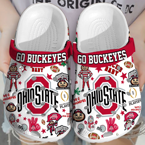 Ohio State Buckeyes Football Custom Crocs - ANHNV 6174