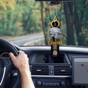 Ohio State Buckeyes Football Custom Shape 1-sided Acrylic Car Ornament - HOATT 8934