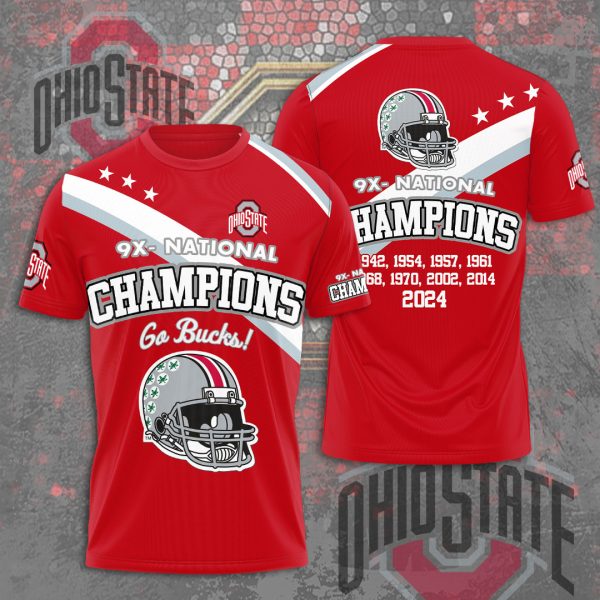 Ohio State Buckeyes Football 3D Apparel - MAITM 10144