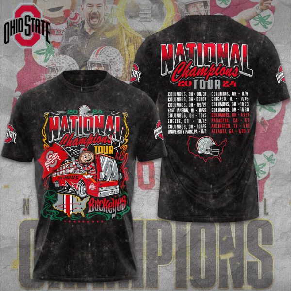 Ohio State Buckeyes Football 3D Apparel - TANTN 11235