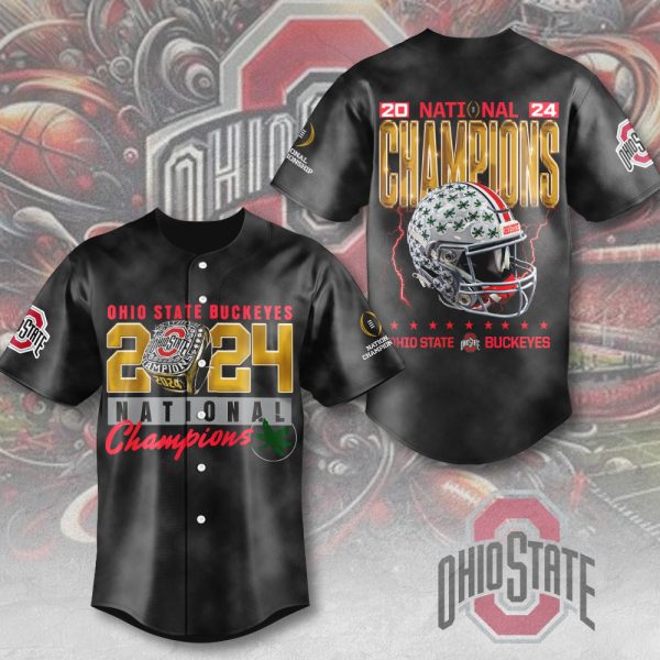 Ohio State Buckeyes Football Baseball Jersey - MAITM 10086