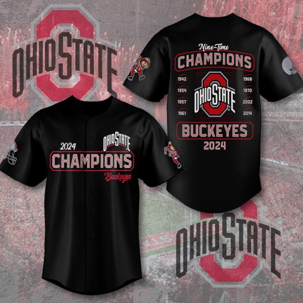 Ohio State Buckeyes Football Baseball Jersey - MAITM 10261