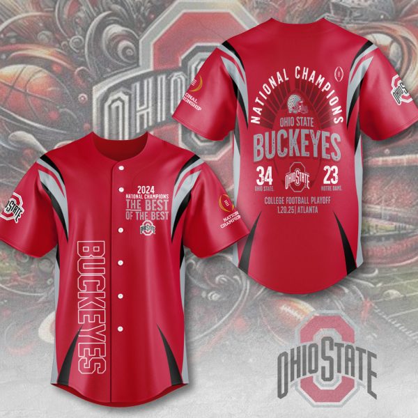 Ohio State Buckeyes Football Baseball Jersey - MAITM 10263