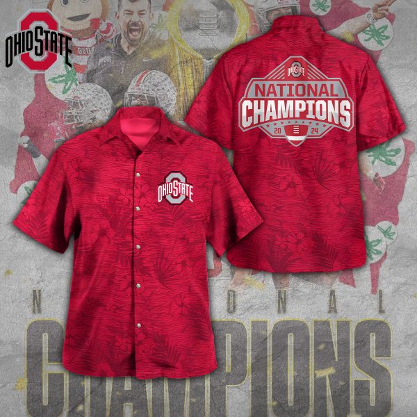Ohio State Buckeyes Football 3D Hawaiian Shirt - TANTN 11272