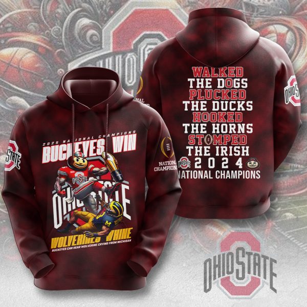 Ohio State Buckeyes Football 3D Apparel – MAITM 10105