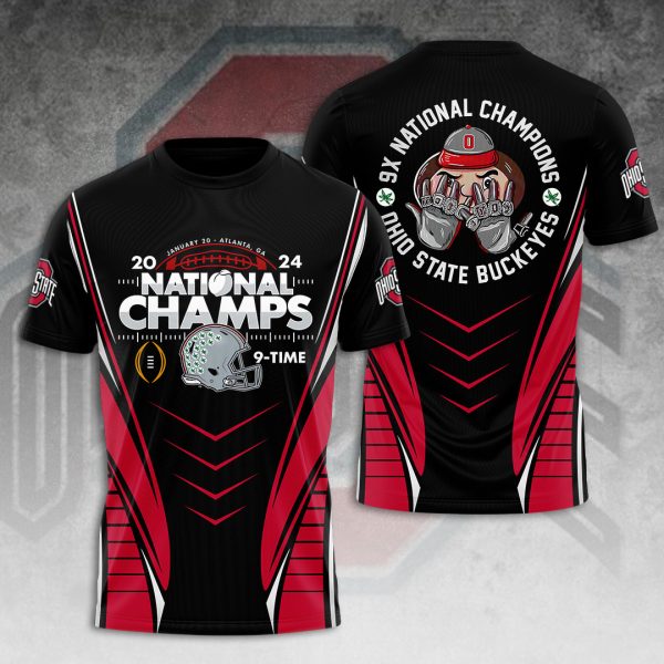 Ohio State Buckeyes Football 3D Apparel – HOATT 8953