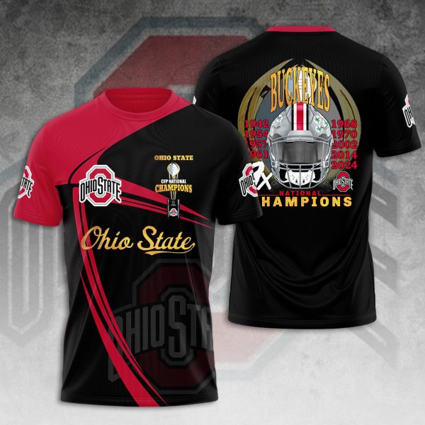 Ohio State Buckeyes Football 3D Apparel – HOATT 9008