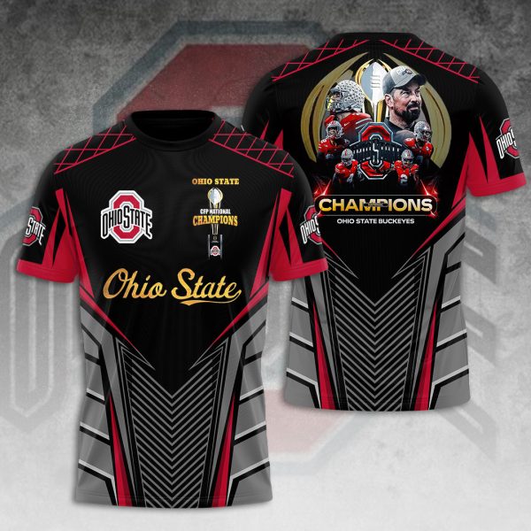 Ohio State Buckeyes Football 3D Apparel - HOATT 9052