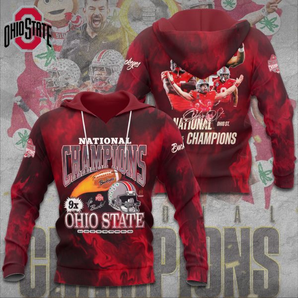 Ohio State Buckeyes Football 3D Apparel - GNE NEW92