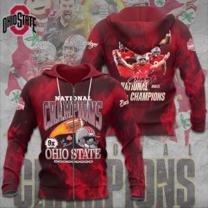 Ohio State Buckeyes Football 3D Apparel - GNE NEW92