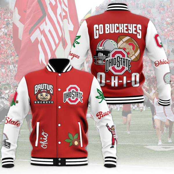 Ohio State Buckeyes Football Varsity Jacket - ANHNV 6152