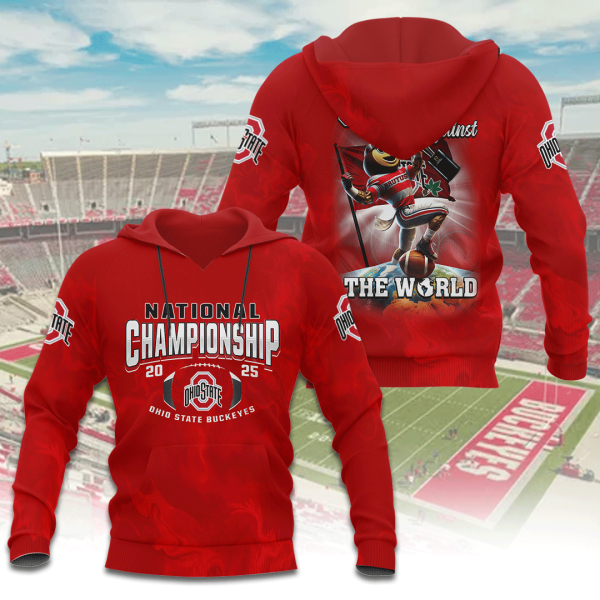Ohio State Buckeyes Football 3D Apparel - ANHNV 9376