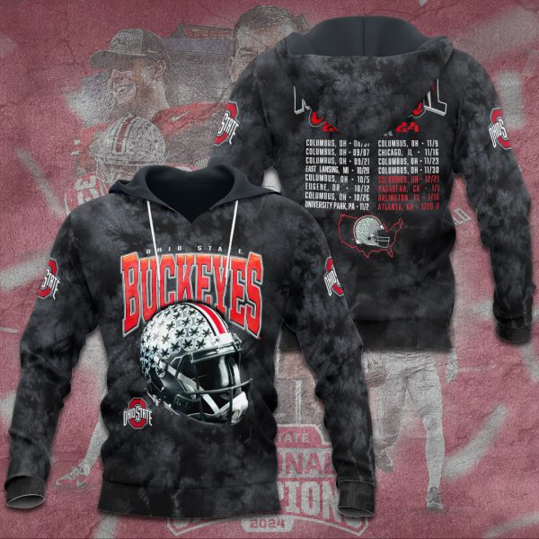 Ohio State Buckeyes Football 3D Apparel - TANTN 11238