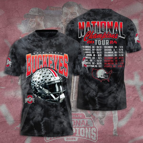 Ohio State Buckeyes Football 3D Apparel - TANTN 11238
