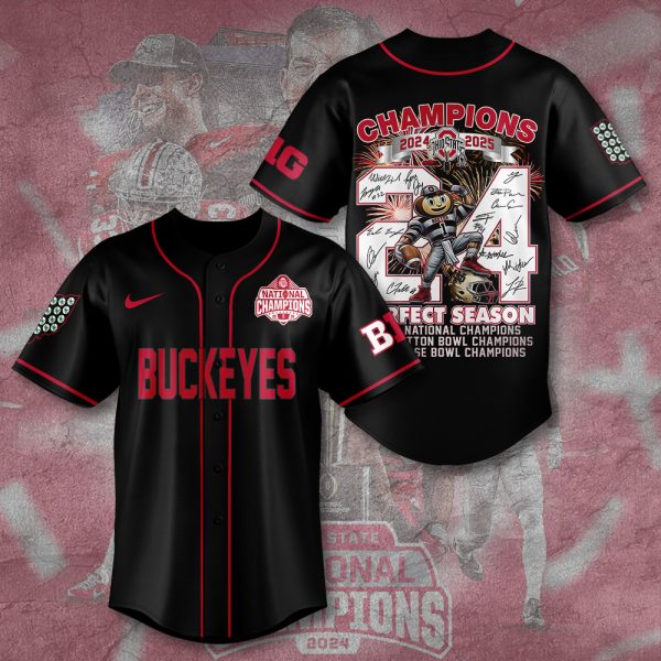 Ohio State Buckeyes Football Baseball Jersey - TANTN 11222