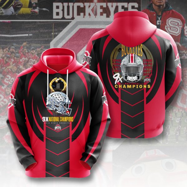 Ohio State Buckeyes Football 3D Apparel - HOATT 8922