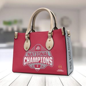 Ohio State Buckeyes Football Leather HandBag - TANTN 11284
