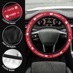 Ohio State Buckeyes Football Steering Wheel Cover - TANTN 11289