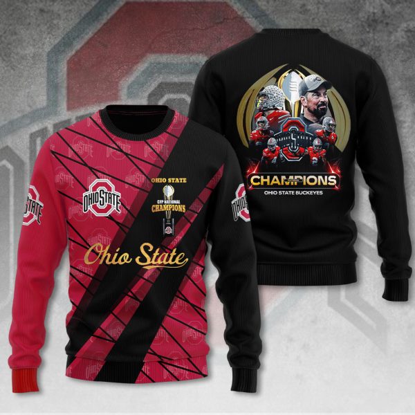 Ohio State Buckeyes Football 3D Apparel - HOATT 9009