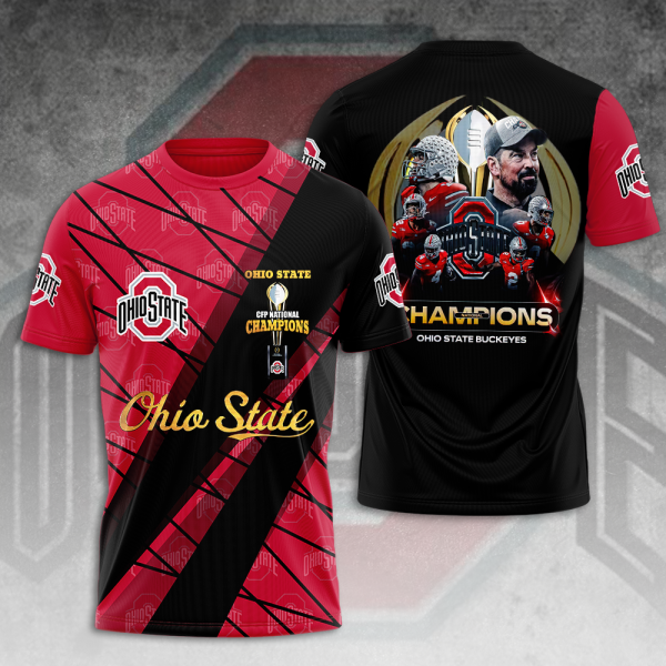 Ohio State Buckeyes Football 3D Apparel - HOATT 9009