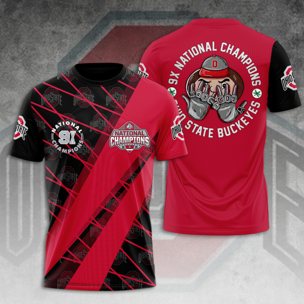 Ohio State Buckeyes Football 3D Apparel - HOATT 9062