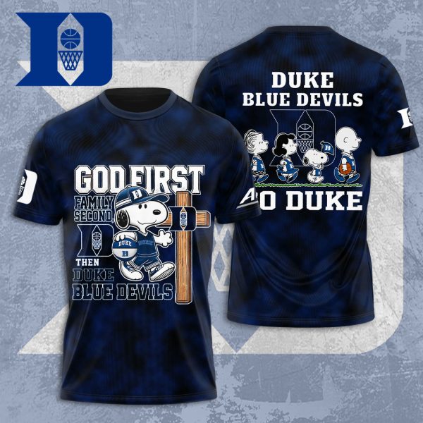 Peanuts x Duke Blue Devils Men's Basketball 3D Apparel - MAITM 10196
