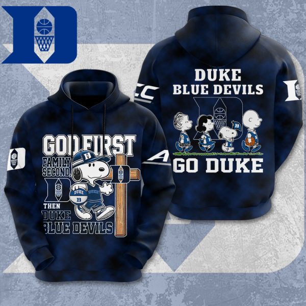 Peanuts x Duke Blue Devils Men's Basketball 3D Apparel - MAITM 10196