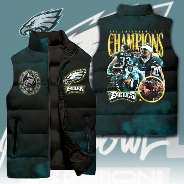 Philadelphia Eagles 3D Down Vest - HOATT 8986