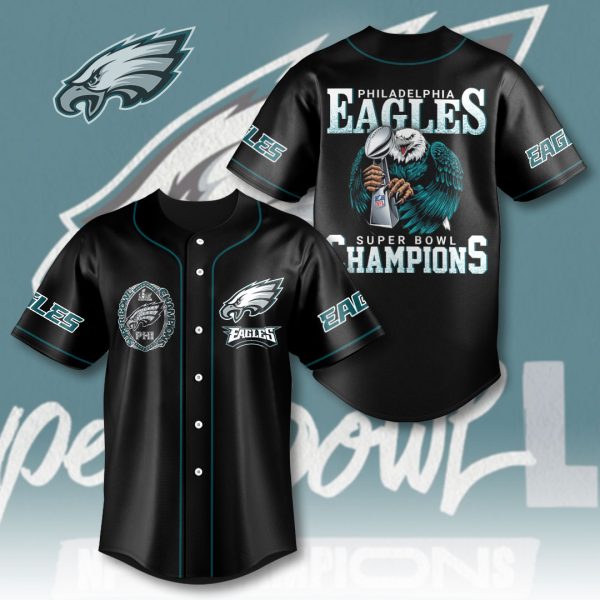 Philadelphia Eagles Baseball Jersey - HOATT 9000