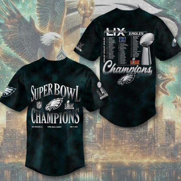 Philadelphia Eagles Baseball Jersey - MAITM 10151