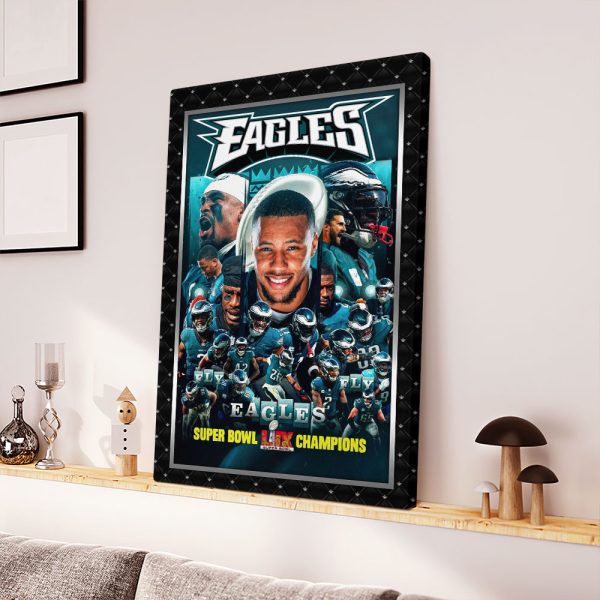 Philadelphia Eagles Rectangle Canvas With Inner Frame - HOATT 9096